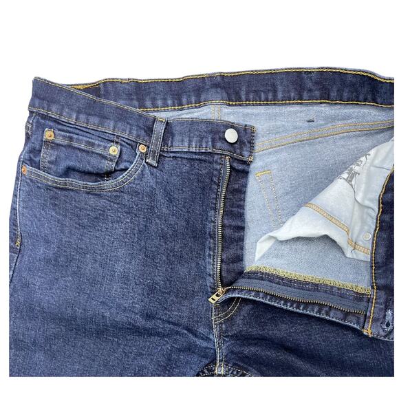 Levi's 559 Relaxed Straight Leg Jeans Men's W38 L32 Dark Wash Denim - Picture 9 of 12